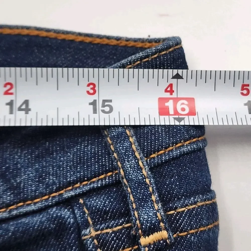 Hollister Bootcut Jeans Low Rise Dark Was Bkue Denim Womens Size 29 Long - Picture 9 of 10